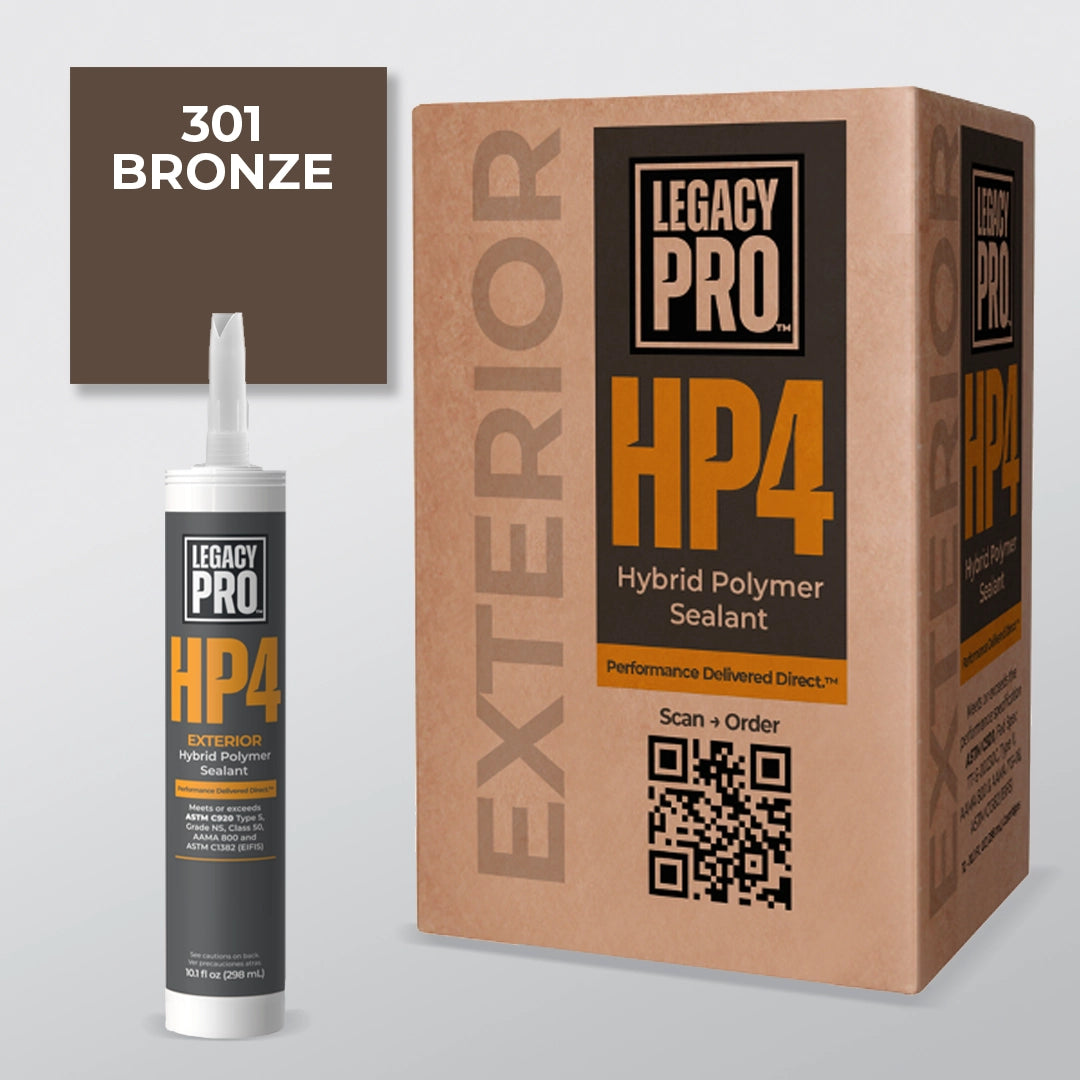 HP4  Hybrid Polymer Exterior Sealant – Case Pack of (12) 10.1 oz Cartridges