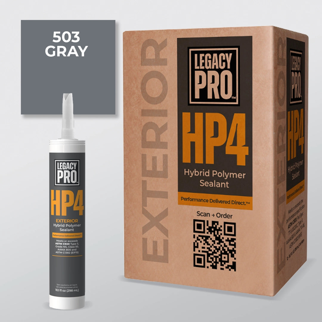 HP4  Hybrid Polymer Exterior Sealant – Case Pack of (12) 10.1 oz Cartridges