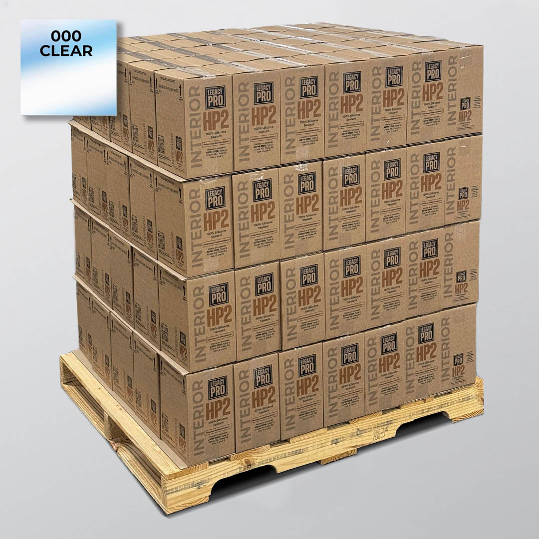 Sellador de silicona 100 % HP2. Paquete de doce tubos de 283 g (10.1 oz).