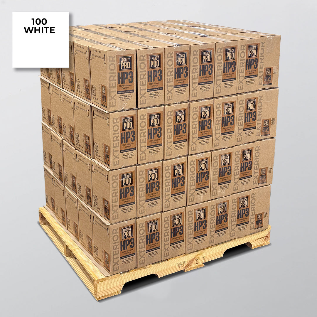 Sellador de silicona 100 % HP3. Doce tubos de 283 g (10.1 oz).