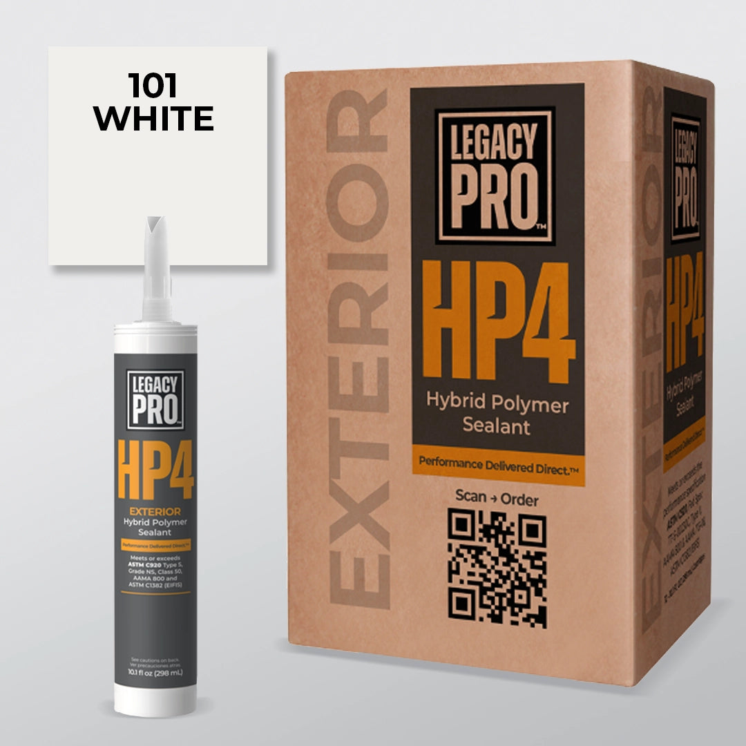 HP4  Hybrid Polymer Exterior Sealant – Case Pack of (12) 10.1 oz Cartridges