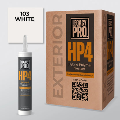 HP4  Hybrid Polymer Exterior Sealant – Case Pack of (12) 10.1 oz Cartridges