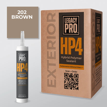 HP4  Hybrid Polymer Exterior Sealant – Case Pack of (12) 10.1 oz Cartridges