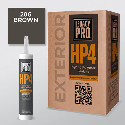 HP4  Hybrid Polymer Exterior Sealant – Case Pack of (12) 10.1 oz Cartridges