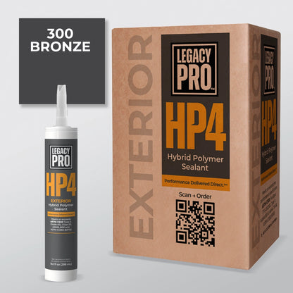 HP4  Hybrid Polymer Exterior Sealant – Case Pack of (12) 10.1 oz Cartridges