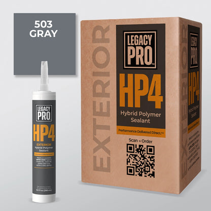 HP4  Hybrid Polymer Exterior Sealant – Case Pack of (12) 10.1 oz Cartridges