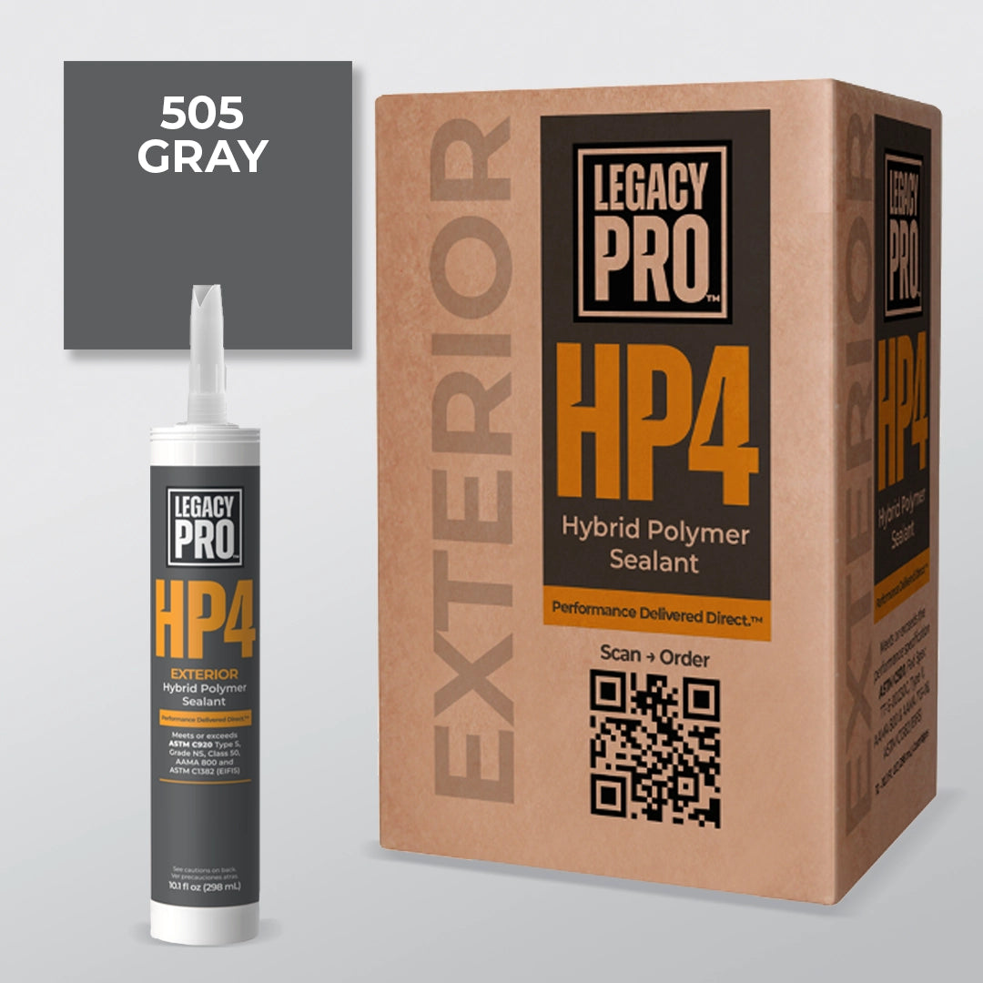 HP4  Hybrid Polymer Exterior Sealant – Case Pack of (12) 10.1 oz Cartridges
