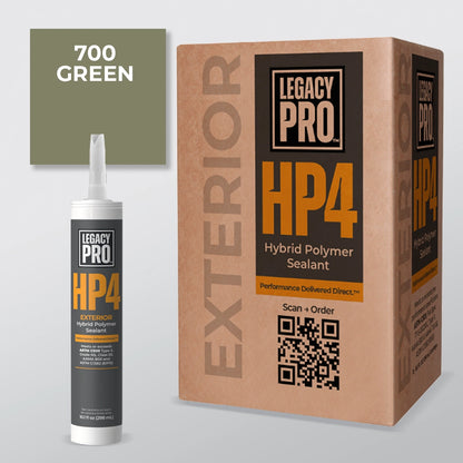 HP4  Hybrid Polymer Exterior Sealant – Case Pack of (12) 10.1 oz Cartridges